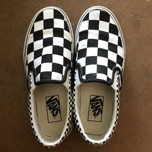 Vans Checker Slip Ons